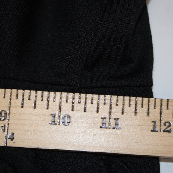 Simply Noelle Pant $40 Sz L XL x 31 Black Pull On Skinny Poly Spandex Pant - Picture 12 of 16